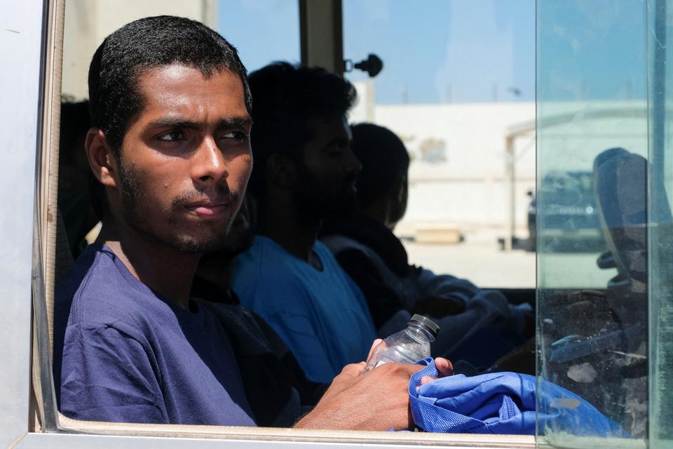 Hjemsendt fra Benghazi i det østlige Libyen til Bangladesh.  De russisk støttede oprørsmyndigheder lukker desuden for indrejse for nogle af verdens mest udsatte flygtninge og migranter.  Foto: Essam Omran Al-fetori/Ritzau Scanpix