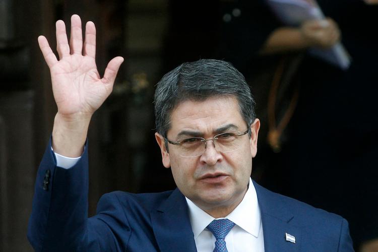 Hernandez var præsident i Honduras fra 2014 til 2022. Foto: Claudio Reyes/Ritzau Scanpix