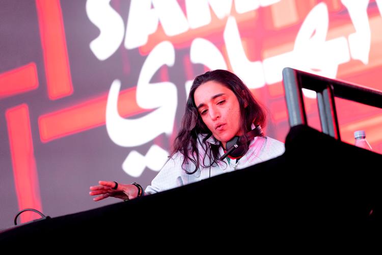 Dj og producer Sama’ Abdulhadi regnes som den mest internationalt anerkendte technoartist fra Palæstina. Foto: Peter Hove Olesen
