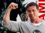 Sylvester Stallone promoter her sin film 'Rambo' i Madrid i 2008.   Foto: Susana Vera/Ritzau Scanpix
