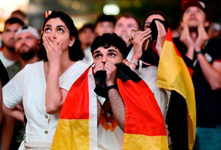 Et skuffende nederlag til Paraguay sendte Tyskland ud af VM tidligere end forventet.   Foto: Tobias Schwarz/Ritzau Scanpix