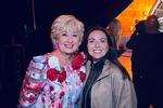Birthe Kjær sammen med sin niece Maria inden koncerten. Privatfoto 