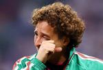 Mexicos Guillermo Ochoa var i tårer efter kampen. Foto: Eloisa Sanchez/Ritzau Scanpix