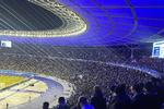 Få plads tæt på Ostkurve, hvor hjemmeholdets fans står, når Hertha Berlin spiller. Foto: Sarah Skarum