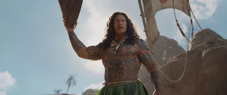 The Rock har fået slangekrøller sammen med 'tusserne'.  Kasper Leisner har lagt dansk stemme til. Foto: Disney Enterprises