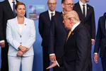 Nato-topmødet viste, at konflikten med USA om Grønland er intakt. »Det bør være kontrolleret af USA. Ikke Danmark«, sagde præsident Trump. Foto: Umit Bektas/Ritzau Scanpix