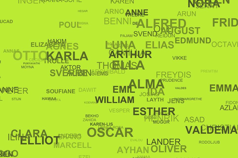 Nyeste årgang babynavne: Så gik den ikke længere for William og Emma