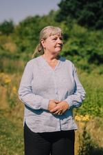 Birthe Toftegaard er en af Mødrehjælpens bisiddere og har været med til 20 møder i Familieretshuset.   Foto: Peter Maunsbach