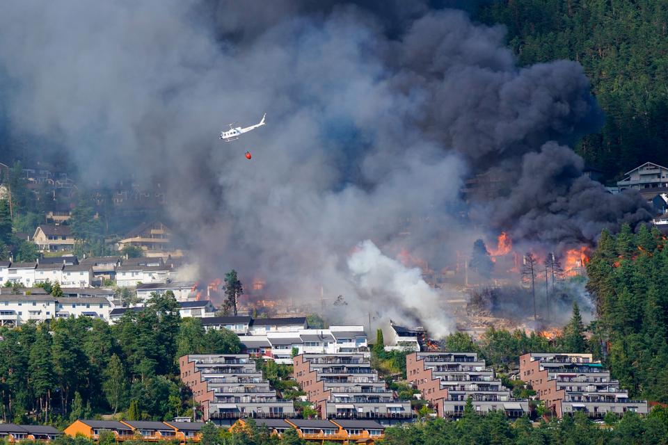 Krokstadelva ligger i den norske kommune Drammen. Foto: Thomas Fure/Ritzau Scanpix