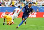 Kylian Mbappe har her scoret sit første af to mål. Foto: Carlos Barria/Ritzau Scanpix