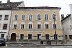 Billede taget i 2019 af huset hvor Hitler blev født Braunau i Østrig.  Foto: Andreas Gebert/Ritzau Scanpix