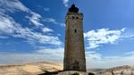 Rubjerg Knude Fyr ved Lønstrup lå mere end 200 meter fra stranden, da det blev bygget i 1899. 120 år senere var det på grund af kystens tilbagetrækning i fare for at dratte ned ad klinten og blev flyttet 70 meter ind. Foto: Mathias Kryger