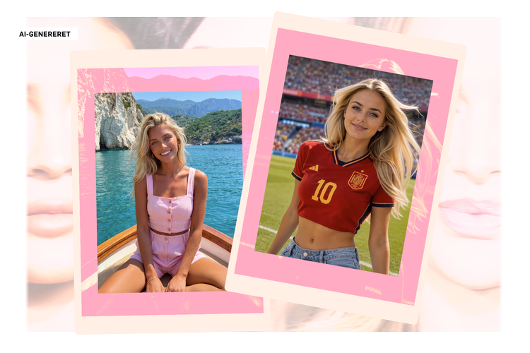 Mia Zelua og Milla Sofia er eksempler på de influencertyper, der vinder frem i disse år.  Kollage:  Freja Juul Pedersen (Originalfoto: Instagram) 