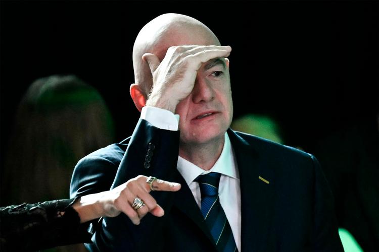 DBU har ligesom Uefa mistet tilliden til Fifas præsident Gianni Infantino efter hans omstridte forslag om Fifa Forward Enterprise.  Foto: Fabrice Coffrini/Ritzau Scanpix