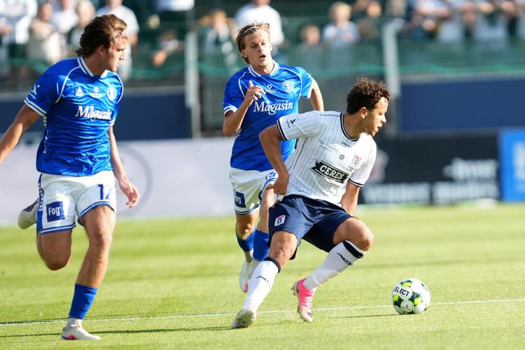 AGFs er kommet stille i gang i Superligaen med to uafgjorte kampe - senest mod Lyngby - men klubben har stadig mulighed for at gå videre til Champions Leauge-gruppespillet.  Foto: Keld Navntoft/Ritzau Scanpix