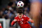 Christian Nørgaard ses her i aktion for Danmark mod Grækenland i Parken. Midtbanespilleren er ikke længere til rådighed for landsholdet. Foto: Jens Dresling