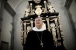 Tidligere biskop Erik Norman Svendsen er død. Her er han fotograferet i 2011 i forbindelse med sin 75-års fødselsdag i Garnisonskirken i København, hvor han i en årrække var hjælpepræst.   Foto: Joachim Adrian
