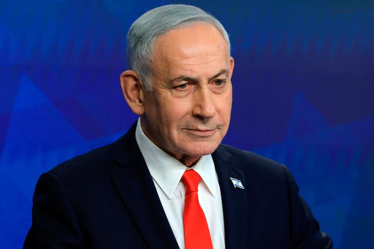 (FILES) Israel's Prime Minister Benjamin Netanyahu gives a news conference in Jerusalem on June 15, 2026. Netanyahu on August 9, 2026 rejected a US-led Gaza plan endorsed by Hamas, putting distance between himself and President Donald Trump as he tries to shore up his base ahead of close elections. (Photo by RONEN ZVULUN / POOL / AFP) Foto: Ronen Zvulun/Ritzau Scanpix