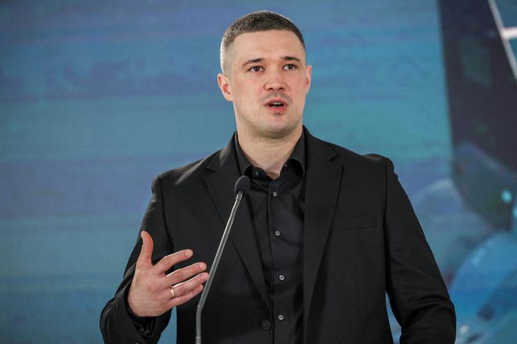 Mykhajlo Fedorov mener, at han blev fyret fra forsvarsministerposten, fordi han havde arbejdet for at reformere Ukraines militære indkøbssystem og bekæmpe korruption Foto: Alina Smutko/Ritzau Scanpix