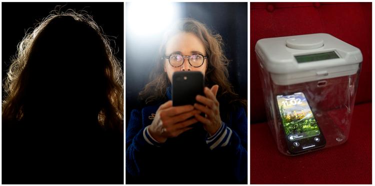 Kan man skrue ned for den tid, man spilder på sin telefon, spørger Sarah Skarum. Foto: Mads Nissen