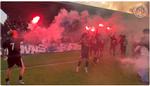 DOKUMENTATION. Videograb fra Copenhagen Sundays YouTube-kanal. På billedet fejrer FC Københavns U19-spillere sejren i pokalfinalen mod AB den 3. juni 2026.  