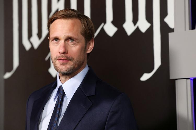 Alexander Skarsgård kan snart ses i filmen 'Wicker', hvor han spiller en mand, der er lavet af pileflet. Ja, pileflet.  Foto: Mario Anzuoni/Ritzau Scanpix