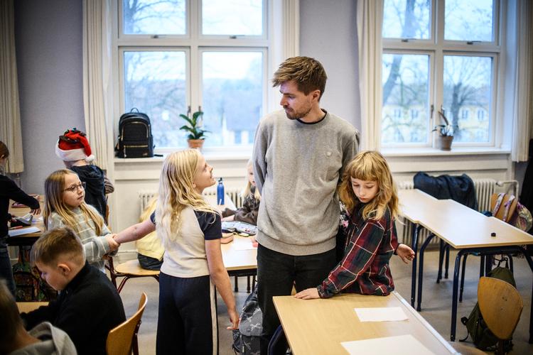 Kenneth Knudsen vandt i 2025 hovedprisen i grundskolekategorien. Han vandt for sin undervisning på Sorø Borgerskole. Foto: Janus Engel/Janus Engel