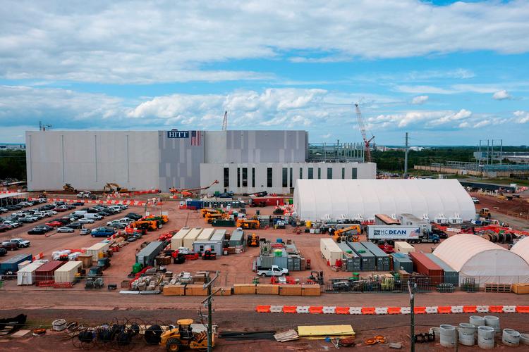  I Ashburn, Virginia er endnu et nyt datacenter på vej. Mange steder i USA skaber de store byggerier lokal modstand. Foto: Anna Moneymaker/Ritzau Scanpix