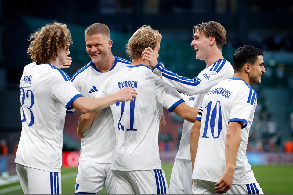 FCK vandt sikkert over finske Inter Turku. Men der venter sværere modstand i Conference Leagues ligaspil. Foto: Jens Dresling