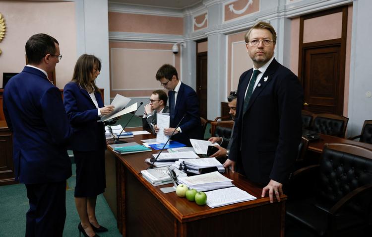 Nikolai Rybakov er formand for partiet Jabloko, som er kritikere af Putin-regimet. Af samme grund har Putin da også prøvet at stikke mere end en kæp i hjulet på partiet.  Foto: Yulia Morozova/Ritzau Scanpix