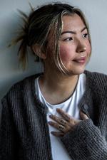»Vi var spændte, men allermest stolte. Det var et stort øjeblik«, siger Nivi Rosing om underskriftsceremonien tirsdag. Foto: Martin Lehmann
