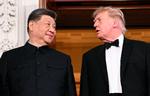 USA's præsident Donald Trump modtog Kinas præsident, Xi Jinping, på den røde løber. Det var sådan set succeskriteriet, mener Michael Jarlner. Foto: Brendan Smialowski/Ritzau Scanpix