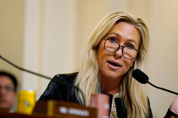 Marjorie Taylor Greene var tidligere en af Trumps mest trofaste støtter og har været en frontfigur i Maga-bevægelsen. De to kom dog på kant med hinanden i slutningen af 2025, hvor Trump kaldte hende en galning og trak sin støtte. Foto: Elizabeth Frantz/Ritzau Scanpix