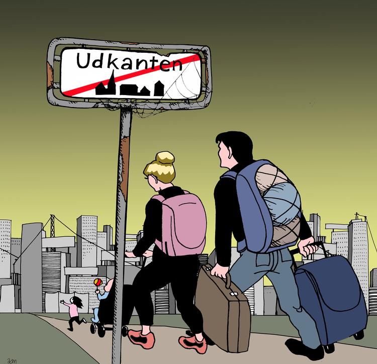 Arkivtegning: Anne-Marie Steen Petersen