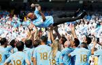 Tidligere på ugen fandt en kommission nedsat af Premier League Manchester City skyldig i 114 af 115 anklagepunkter i en sag om at have snydt sig til økonomiske fordele. Foto: Carl Recine/Ritzau Scanpix