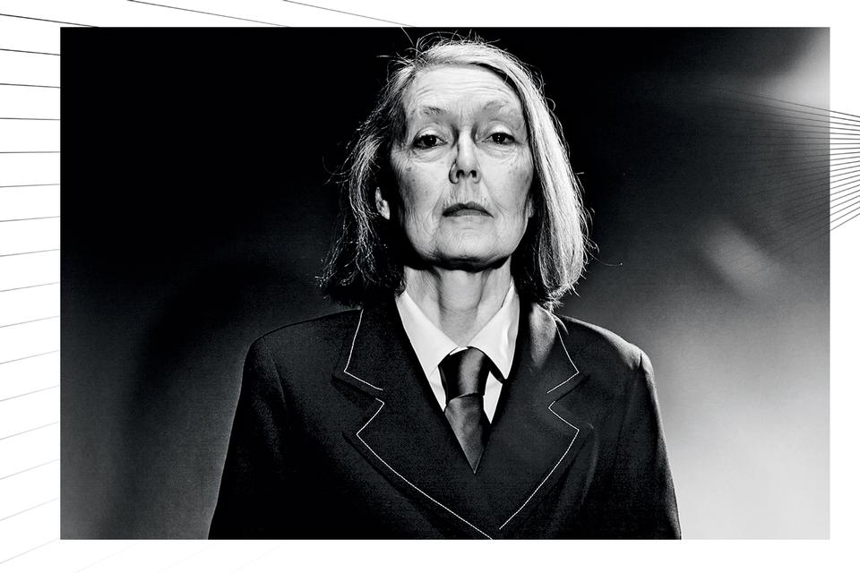 Anne Carson, fotograferet af Jeff Brown i forbindelse med Louisiana Literature 2017/manipuleret