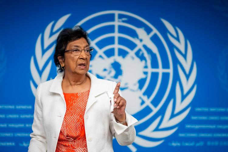 Som formand for den uafhængige internationale undersøgelseskommission af de besatte palæstinensiske områder har Navi Pillay været med til at konkludere, at Israel har begået folkedrab i Gaza. Foto: Fabrice Coffrini/Ritzau Scanpix