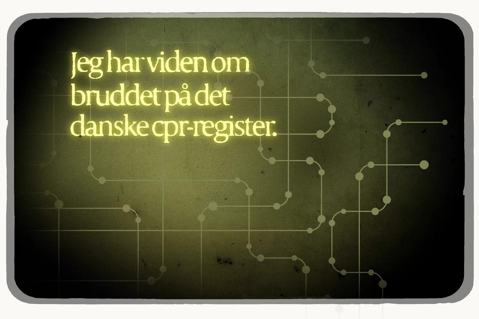 Politikens journalist var skeptisk over for, om det virkelig var hackeren. Så sendte personen en oplysning, vedkommende ikke burde kende