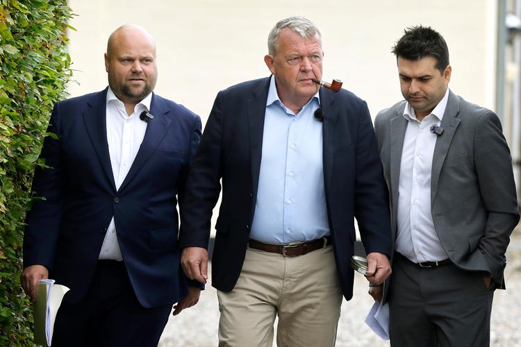 Moderaternes gruppeformand Morten E.G. Brautsch (tv.) kan ikke svare på, om partiet vil støtte det lovforslag, der allerede har fået tilnavnet 'Lex Løkke'. Foto: Jens Dresling