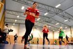 Kvindehåndboldlandsholdets træning ved EM i Sverige