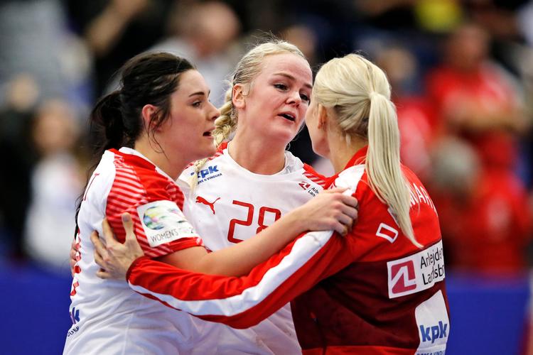 EM i kvindehåndbold.Danmark-Montenegro