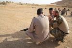 Danske militære trænere i Irak satte punktum for fire ugers intens uddannelse af 301 betjente fra det irakiske grænsepoliti med en parade.  

Foto: Morten Fredslund  