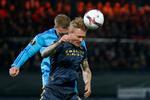 
  Simon Kjær (forrest) og Nicolai Jørgensen tørnede sammen i Europa League.
 