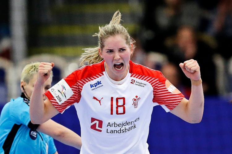 EM i kvindehåndbold.Danmark-Tjekkiet