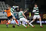 I løbet af de første 6 minutter brændte Rasmus Jönsson (i orange) to store chancer. 