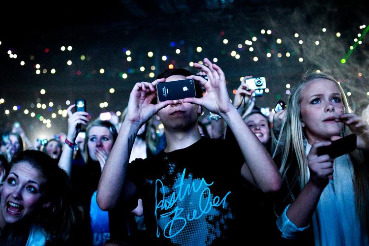 Justin Bieber giver koncert i Herning