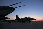 Russiske Su-25 kampfly på en base i det sydlige Rusland efter hjemkomsten fra Syrien.
 