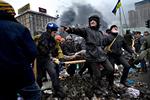 Revolution i Kijev Ukraine