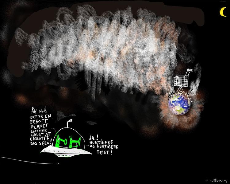 Tegning: Jørn Villumsen (arkiv) 