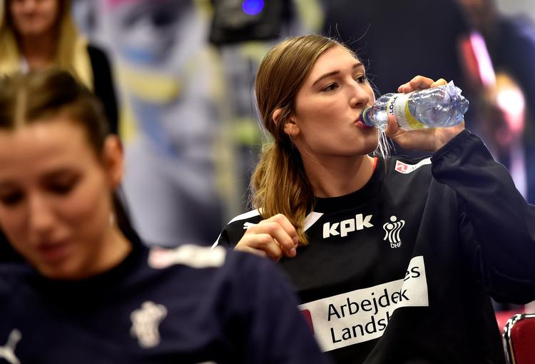 Line Haugsted har efter en stille start spillet sig til en nøglerolle på det danske EM-hold. 